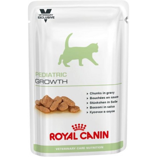 پوچ  رویال کنین برای فاز دوم  رشد بچه گربه (4 تا 12 ماهگی)/ 100 گرمی/ Royal Canin Pediatric Growth Wet